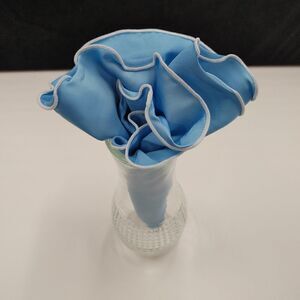 COPY - MEN'S ROUND HANKY POCKET SQUARE.